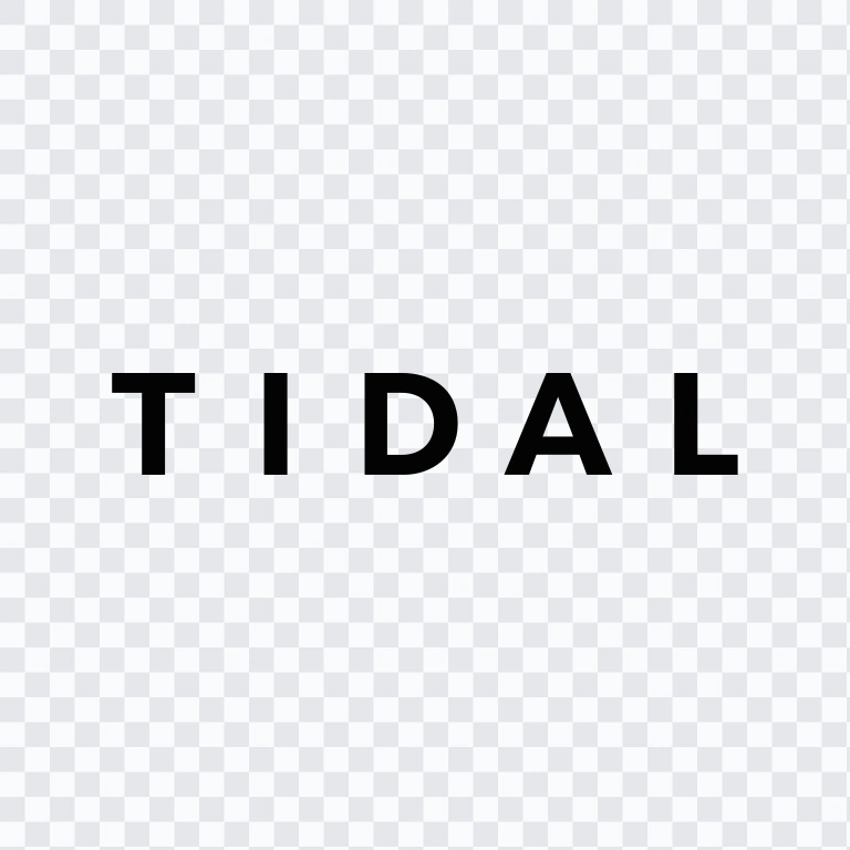TIDAL Horizontal black logo SVG