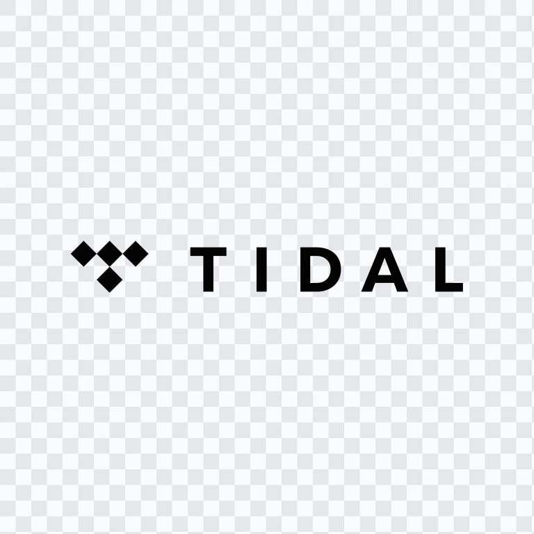 TIDAL Horizontal black logo SVG