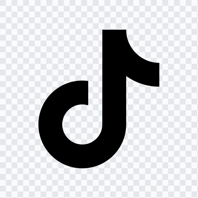 TikTok black icon SVG