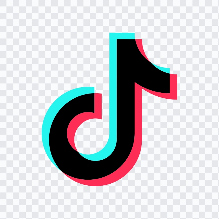 TikTok colored icon SVG
