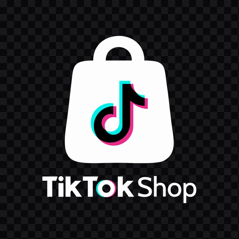 logo Tiktok Shop putih PNG