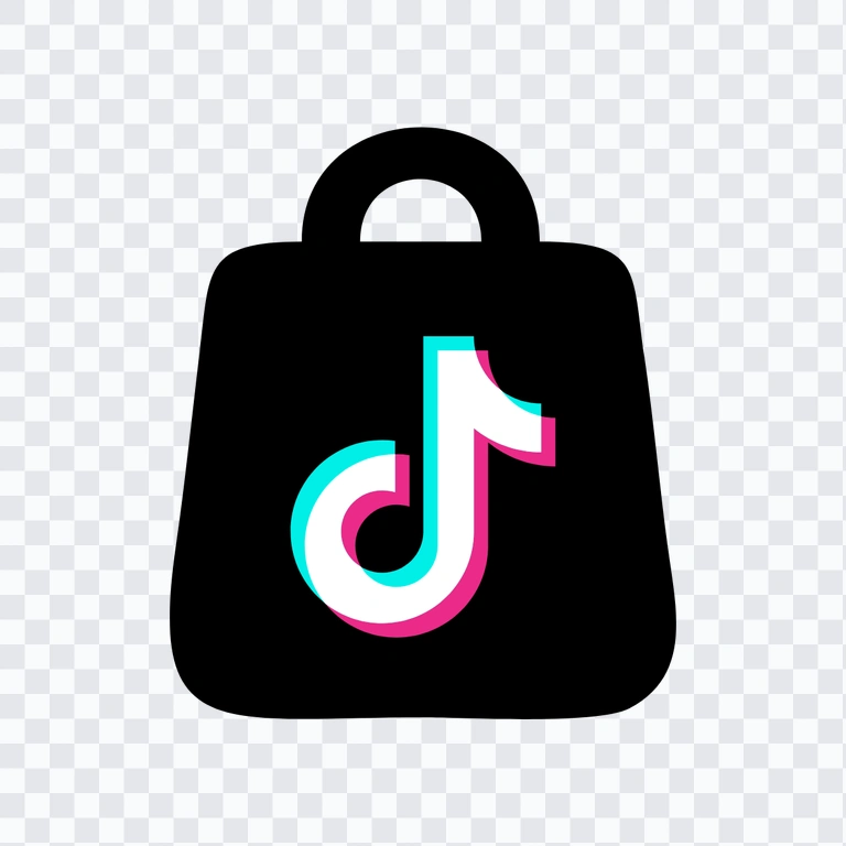 ikon Tiktok Shop berwarna PNG