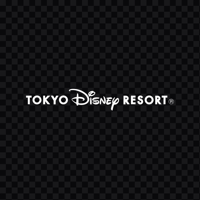 logo Tokyo Disney Resort putih SVG