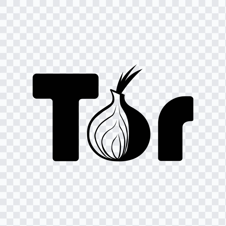 Tor Browser black logo SVG