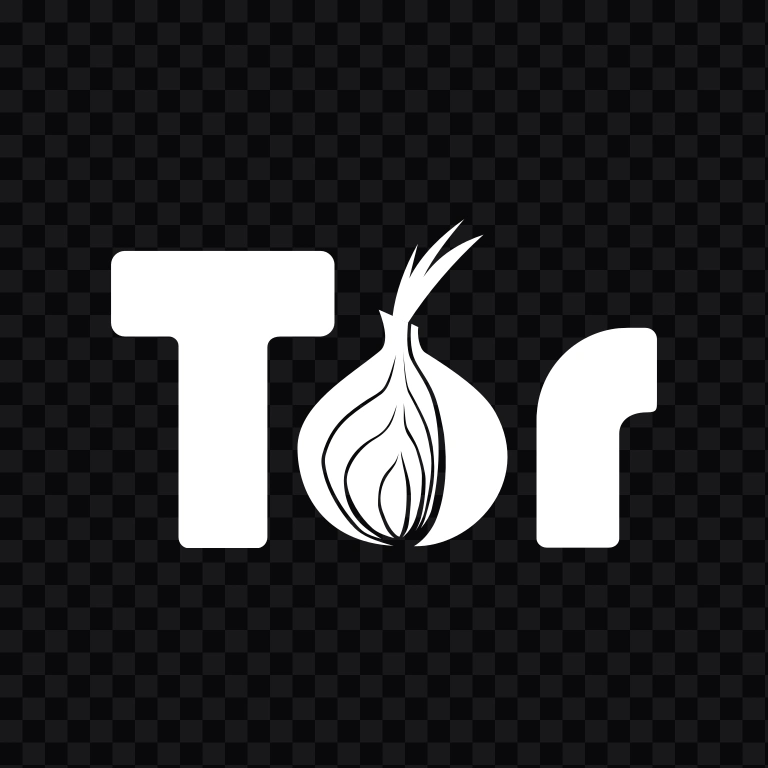Tor Browser white logo SVG