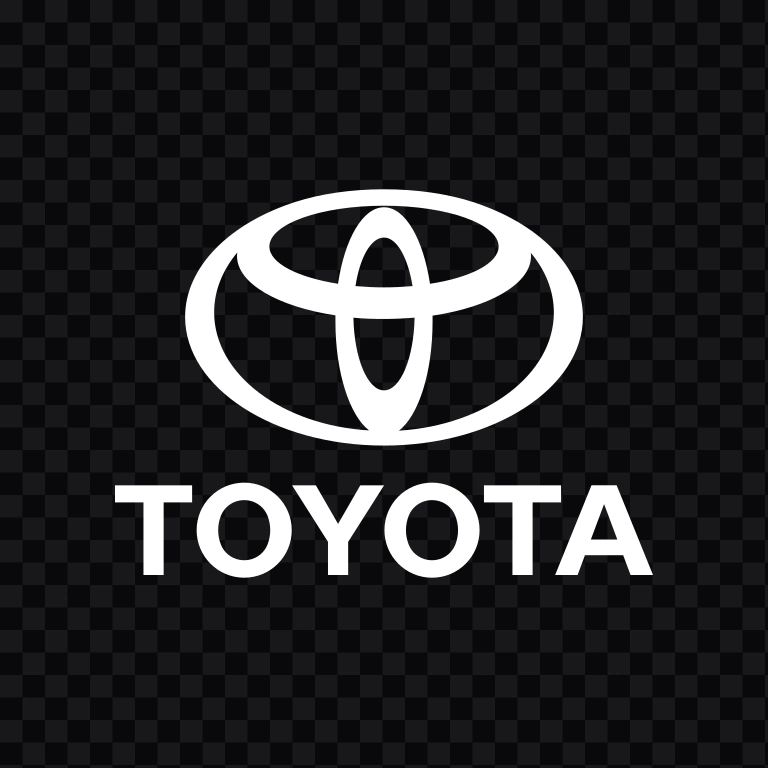 Toyota white logo SVG