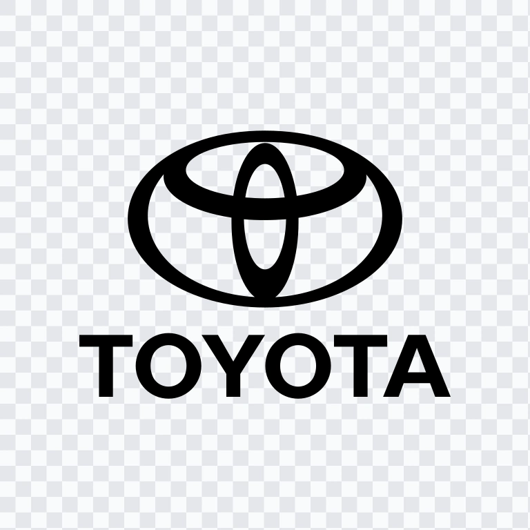 Toyota black logo SVG