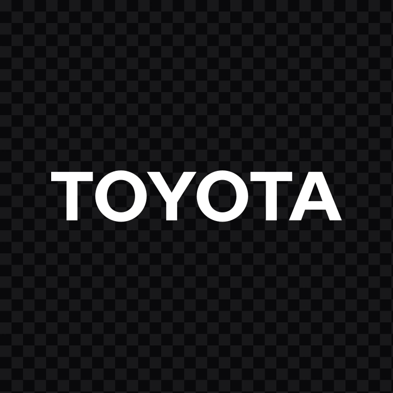 Toyota white wordmark SVG