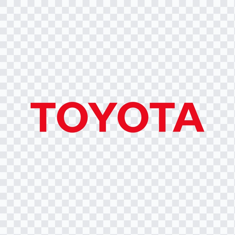 Toyota colored wordmark SVG