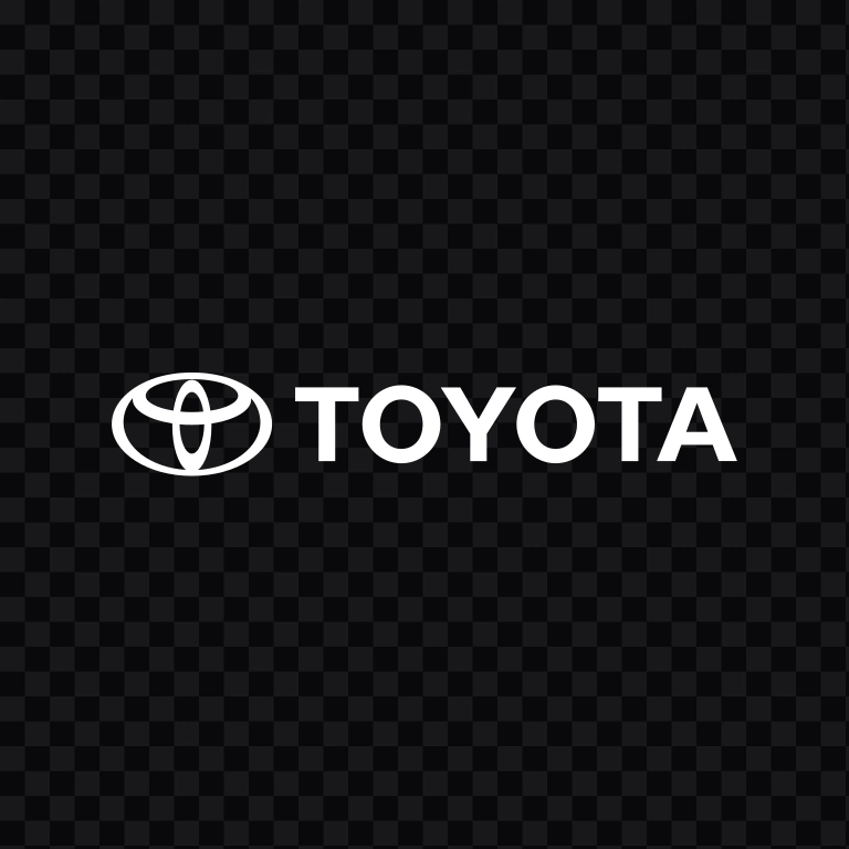 Toyota white logo SVG