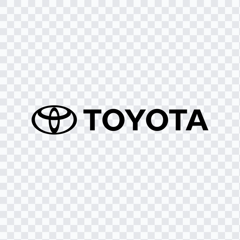Toyota black logo SVG