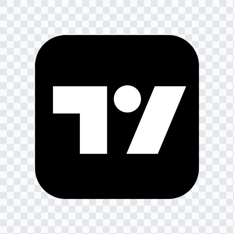 TradingView black icon SVG