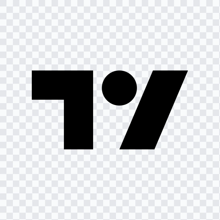 TradingView black icon SVG