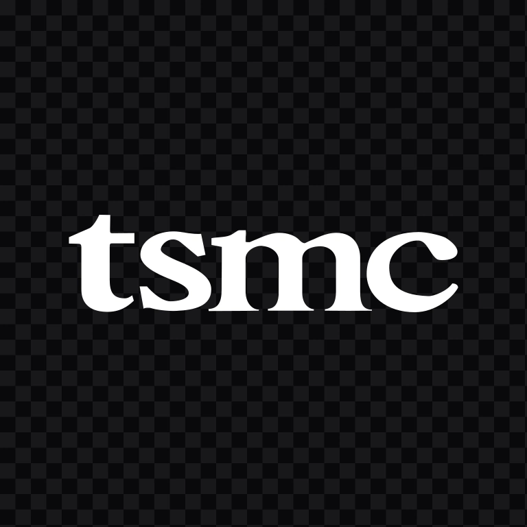 wordmark TSMC putih SVG
