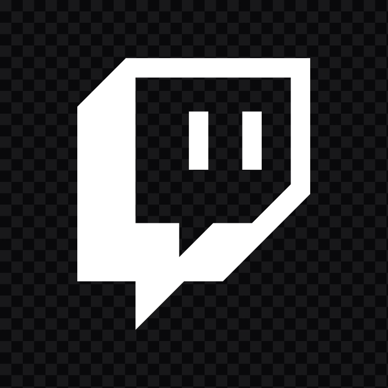 ikon Twitch putih SVG