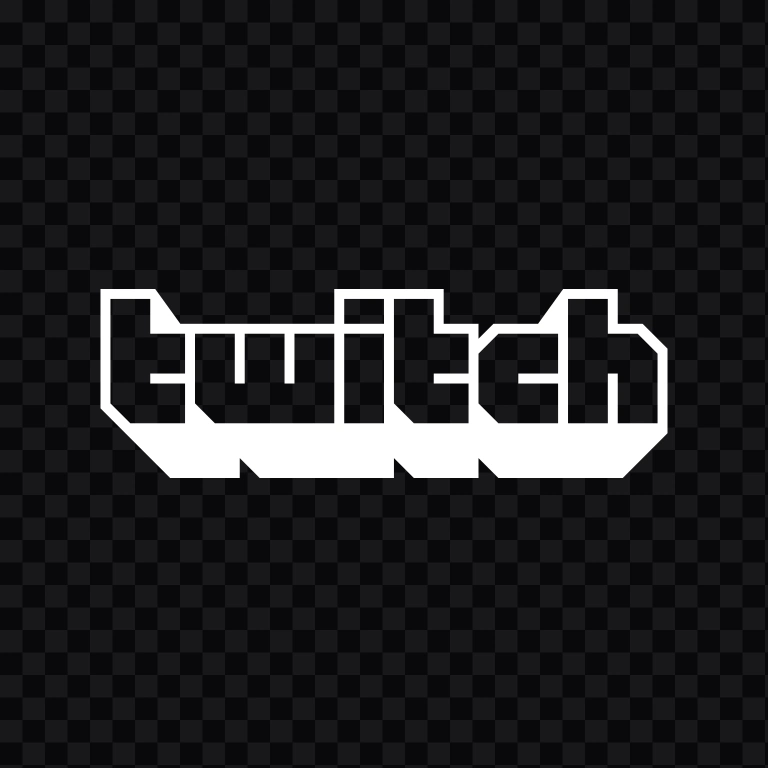 logo Twitch putih SVG