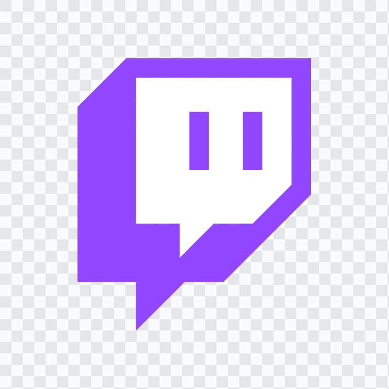 ikon Twitch berwarna SVG