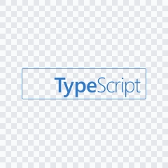 logo TypeScript berwarna SVG