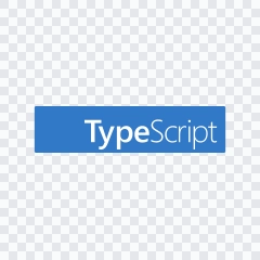 logo TypeScript berwarna SVG