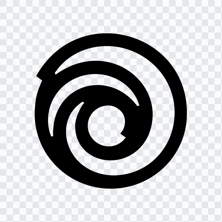 Ubisoft black icon SVG