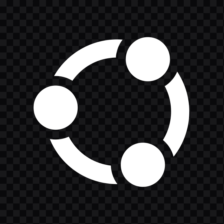 Ubuntu white logo mark SVG