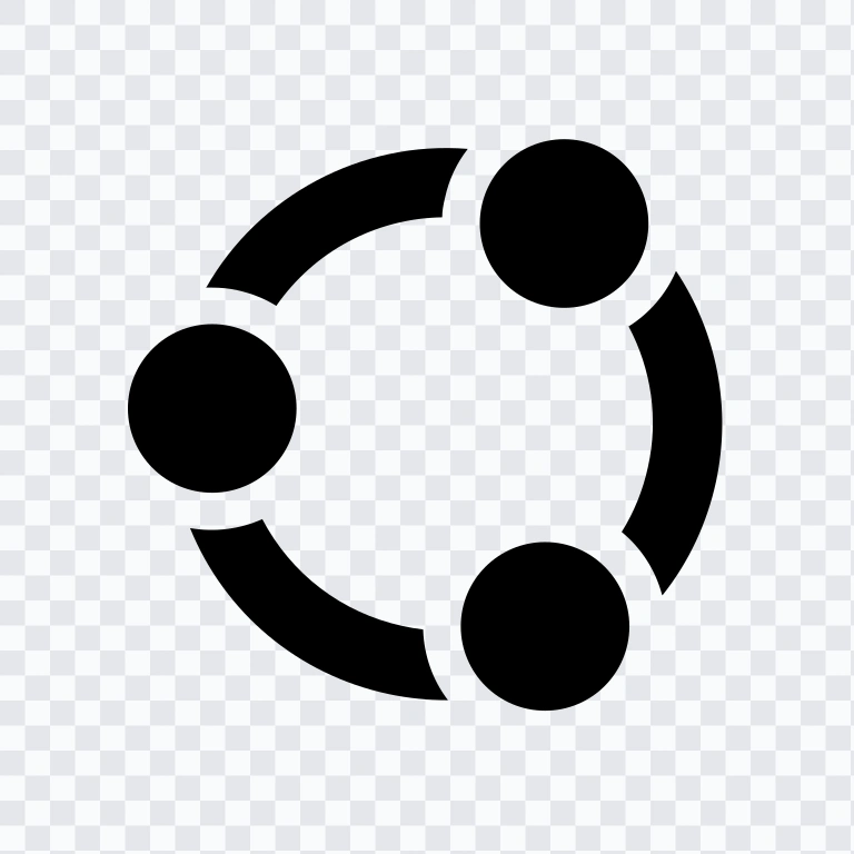 Ubuntu black logo mark SVG