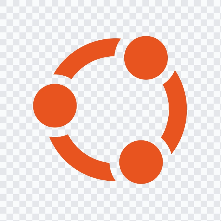 Ubuntu colored logo mark SVG