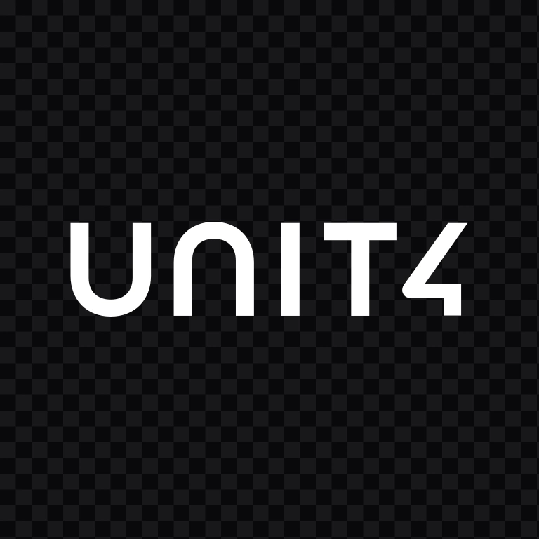 Unit4 white logo SVG