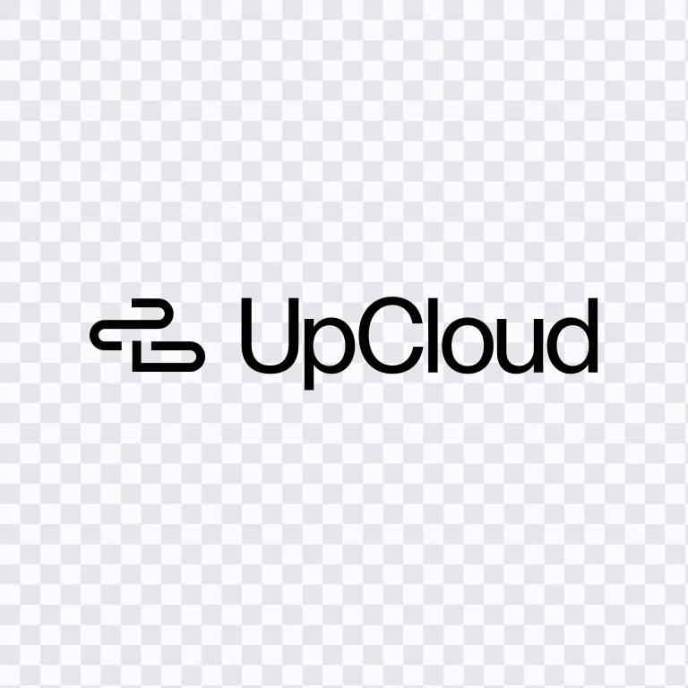 UpCloud black logo SVG