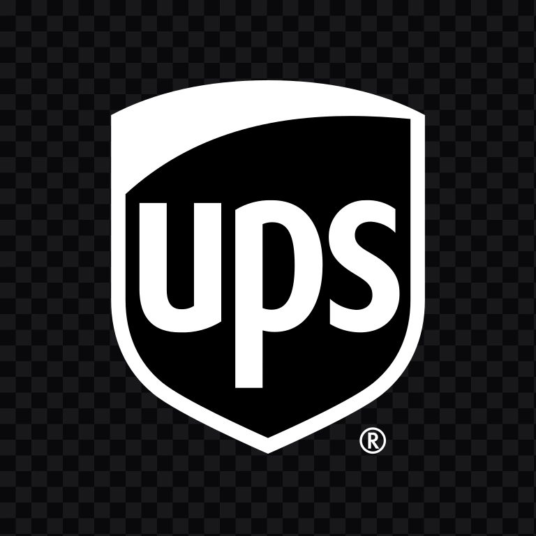UPS white logo SVG