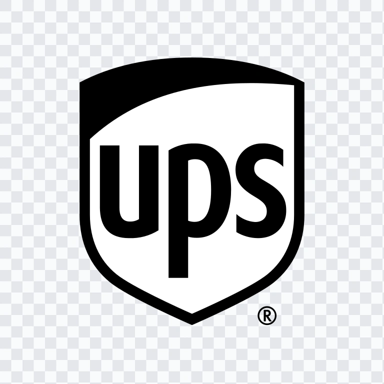 UPS black logo SVG