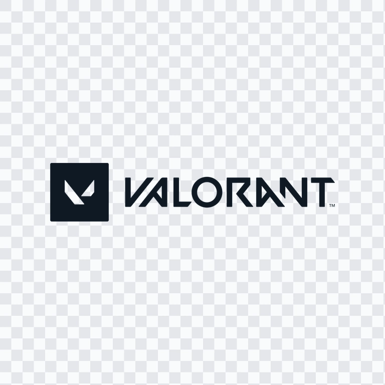 VALORANT black logo PNG