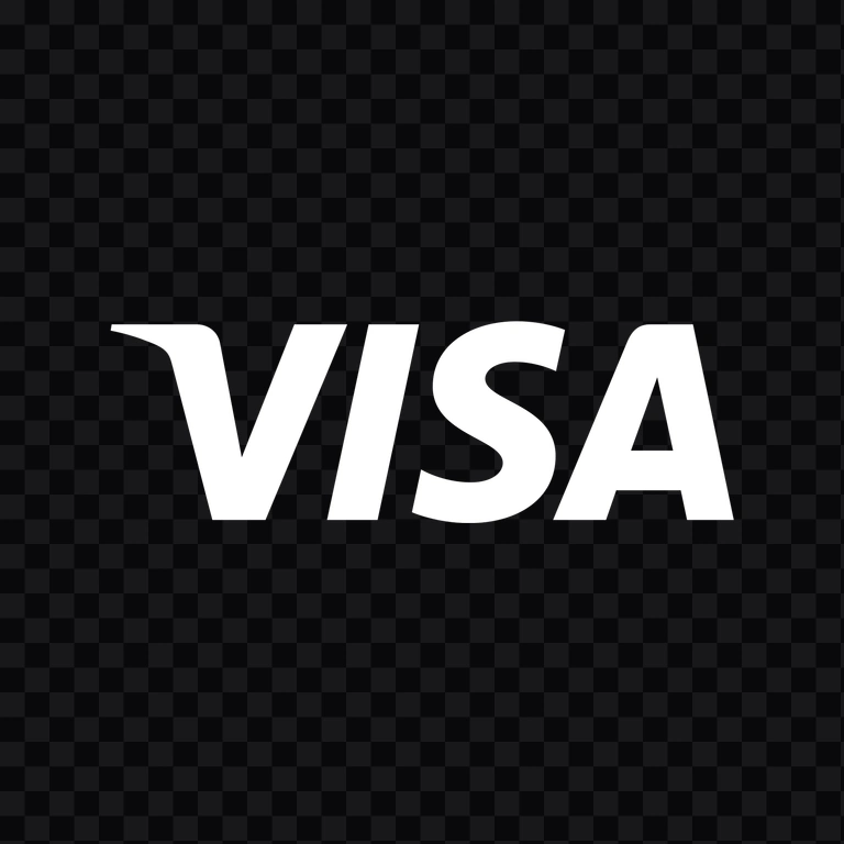 Visa white logo PNG