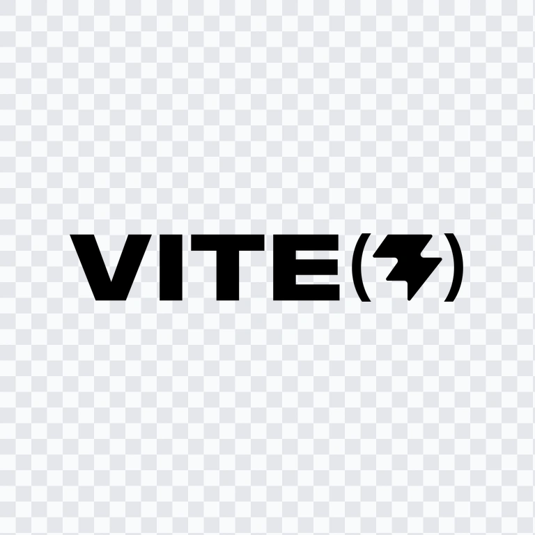 Vite black logo PNG