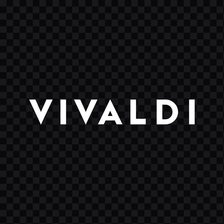 Vivaldi white wordmark SVG