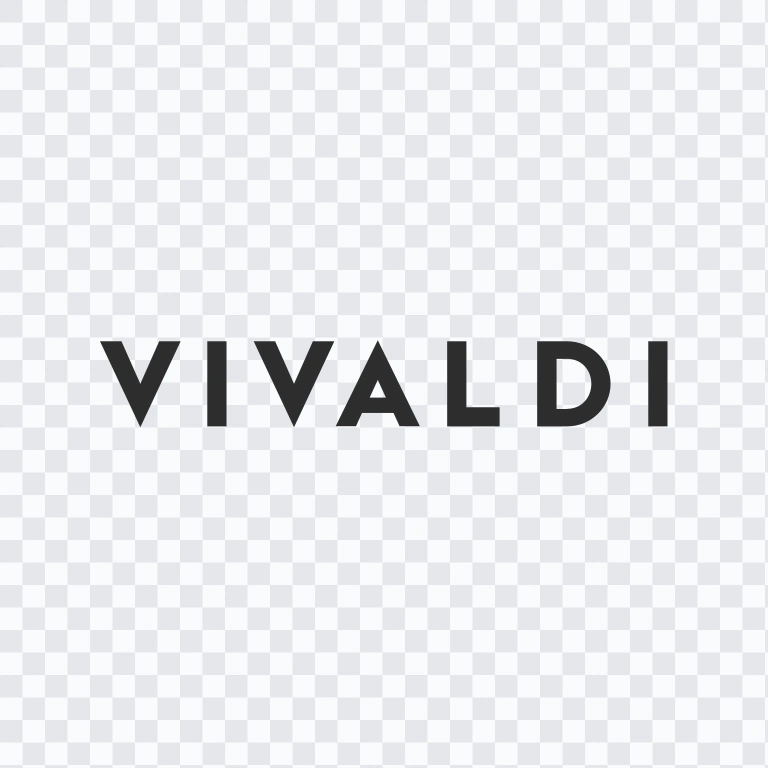 Vivaldi black wordmark SVG