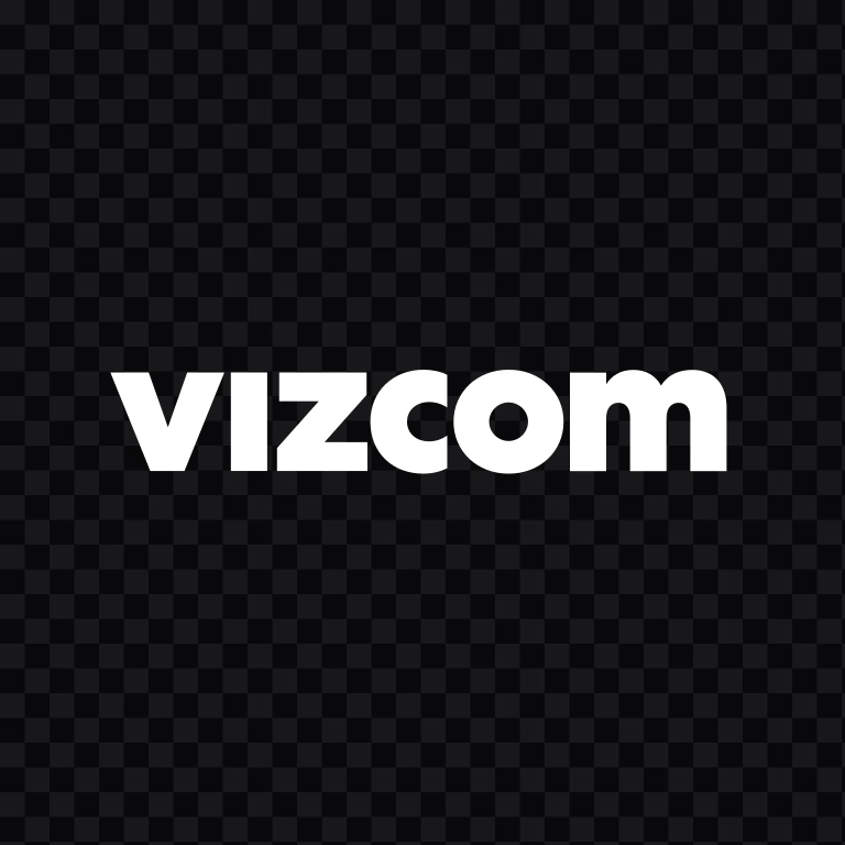 Vizcom white logo SVG