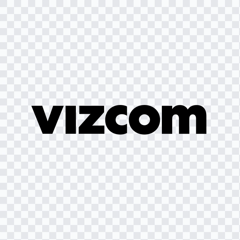 Vizcom black logo SVG