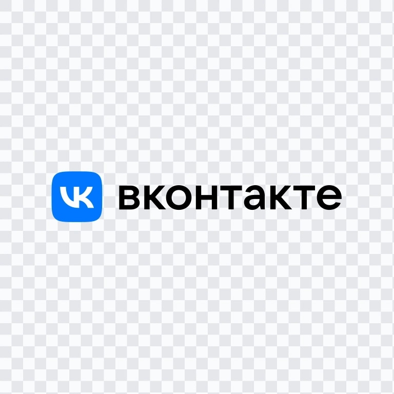 VK (VKontakte) Horizontal colored logo SVG