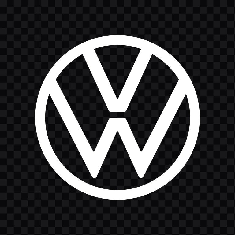Volkswagen white logo SVG