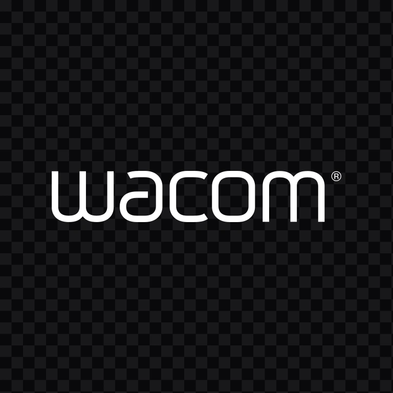 Wacom white wordmark SVG