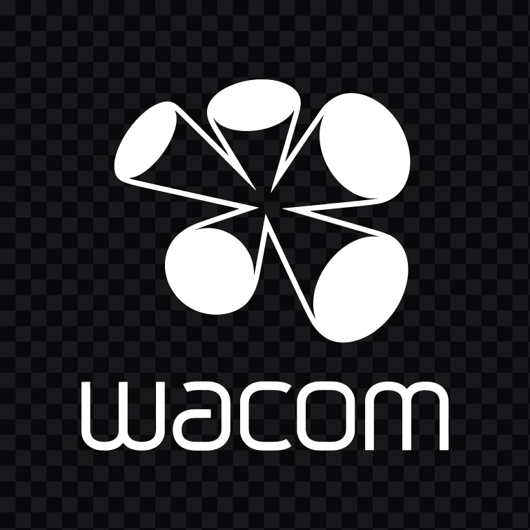 Wacom white logo SVG