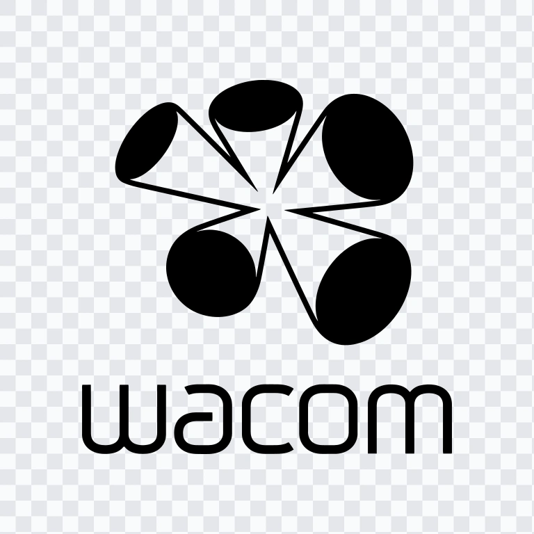 Wacom black logo SVG