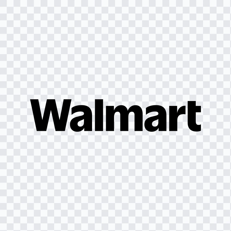 Walmart black wordmark SVG