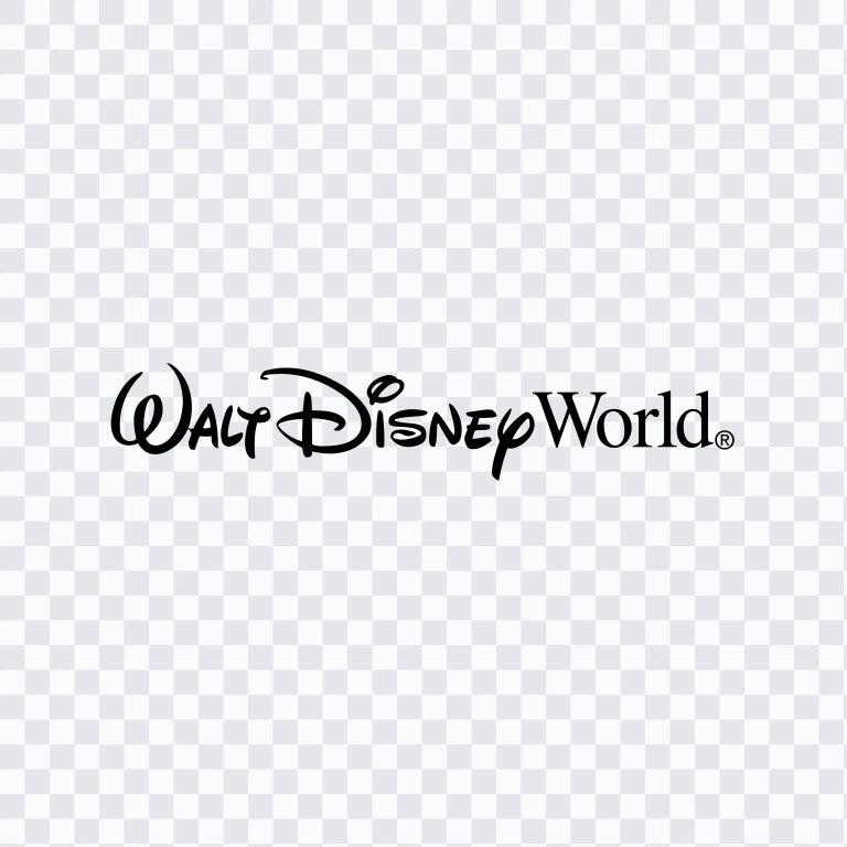 Walt Disney World Resort black logo SVG