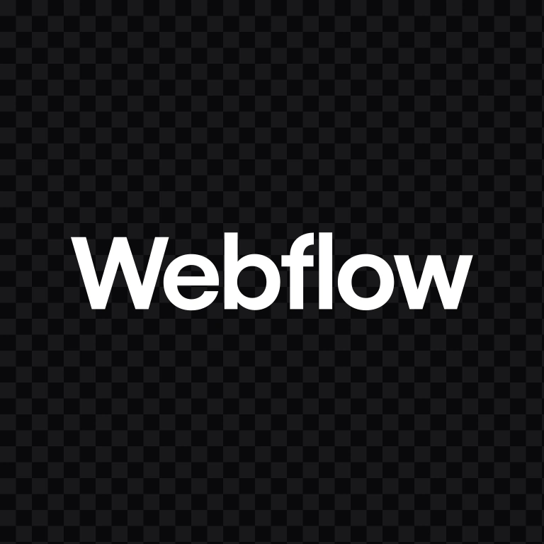 wordmark Webflow putih SVG