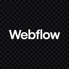 Webflow white wordmark SVG