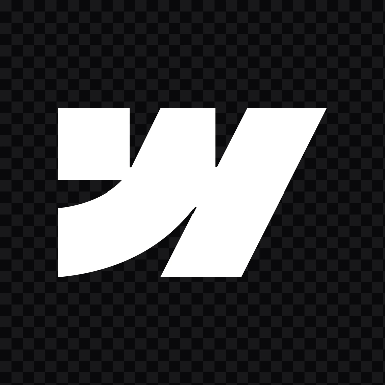 ikon Webflow putih SVG