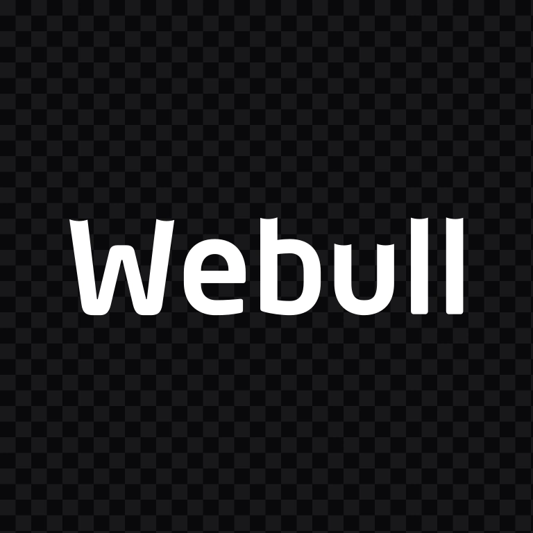 Webull white wordmark SVG