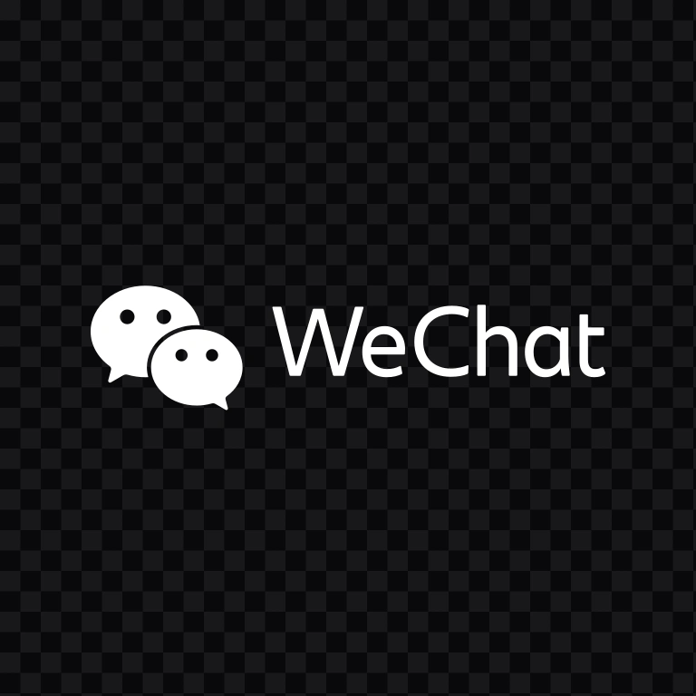 WeChat white logo SVG